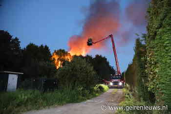 Uitslaande brand in vrijstaande woning