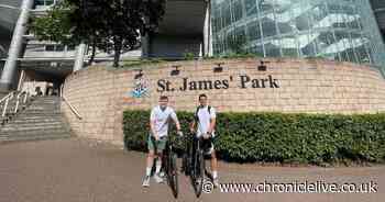 Sunderland brothers' 'massive sense of pride' after stadium bike ride for Southport community