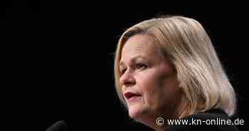 Messer-Verbot: Faeser kündigt Einschränkung des Umgangs mit den Waffen an