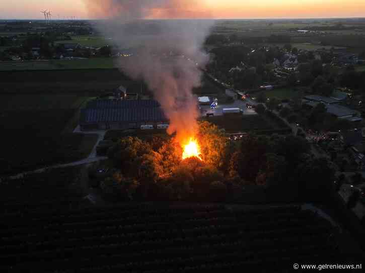 UPDATE: Uitslaande brand in vrijstaande woning