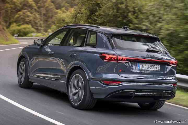 Elektrische Audi Q6 e-tron krijgt late introductieversie