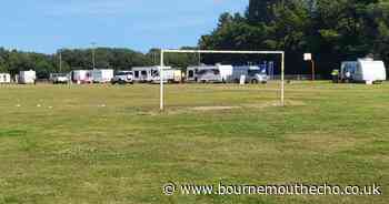 Travellers set up unauthorised encampment behind Premier Inn