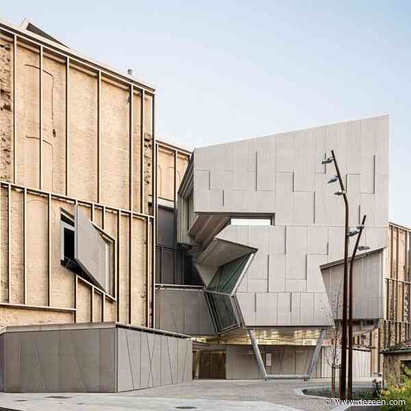 David Closes adds jagged metal entrance to museum in Catalonia