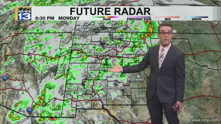 Storms possible, 90's are likely