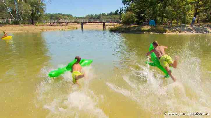Geen betere plek dan dit strandje op deze 'belachelijk warme' dag