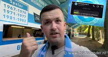 Weggestuurde Britse vlogger geniet (nu wel) van De Graafschap op De Vijverberg