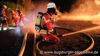 Großbrand in Untergammenried: Ermittlungen zur Ursache dauern an