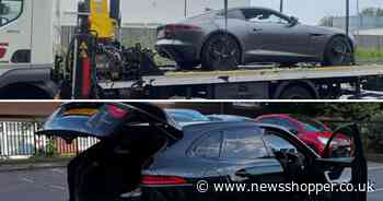 £100k worth of cars including Jaguars recovered in Bexley