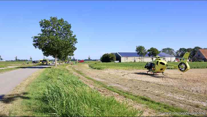 Luttelgeest - Zwaargewonde man gevonden op fietspad in Luttelgeest, onduidelijk wat er is gebeurd