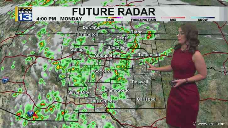 More rain coming with another hot afternoon