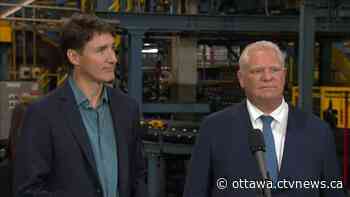 Trudeau, Ford prepared to work with Ottawa as mayor warns of 'transit crisis' without financial help