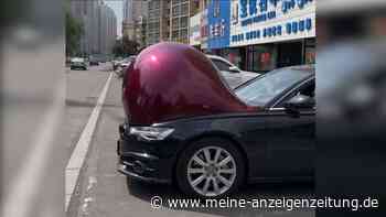 Kurioses Video: Hitze lässt Autos in China „schwanger“ werden