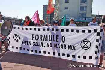 Fietsdemonstratie “Formule 0’  Extinction Rebellion op zaterdag van Dutch Grand Prix