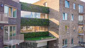 Groene gevel charmeert entree nieuwbouwcomplex