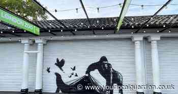 Ninth animal Banksy piece in nine days appears at London Zoo