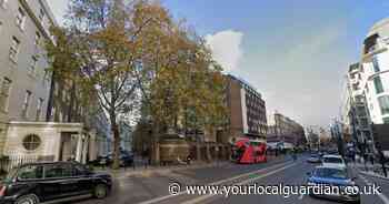 Man, 25, taken to hospital after stabbing on busy central London road