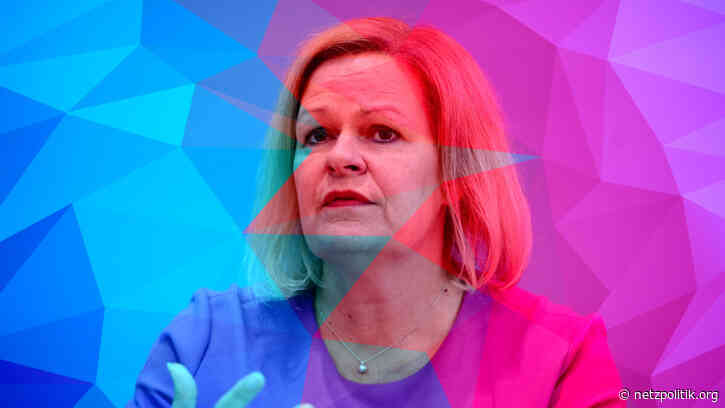 Nancy Faeser: Was das Innenministerium zur Gesichtserkennung plant