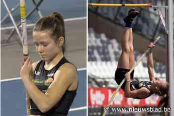 Polsstokspringster Marie Amandels (14) doet mee aan Vlaams kampioenschap: “Gelukkig heb ik geen hoogtevrees”