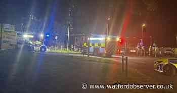 'Person ran towards woodland' after two-car crash wrecked roundabout