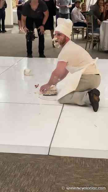 He Dropped my Wedding Cake 😭😱 #JoeySalads #Shorts #Fails