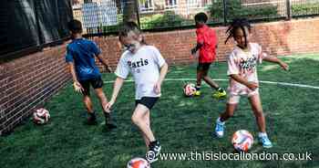 Estate gets new football pitch to help tackle knife crime