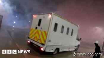 Seven appear in court after ram-raid at defence firm
