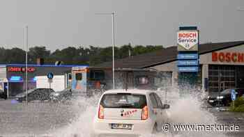 Starkregen in Aurich - Krankenhaus und Pflegeheim betroffen