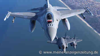 F-16-Kampfjets steigen über Ostsee auf: Polen fängt russisches Flugzeug ab