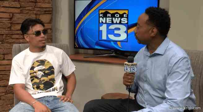 IBF featherweight champion Angelo Leo is in Van Tate's Sports Office