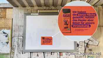 Mini-OOH-Motiv von Scholz &amp; Friends: So clever wirbt Nucao für nachhaltige Schokoladenverpackung