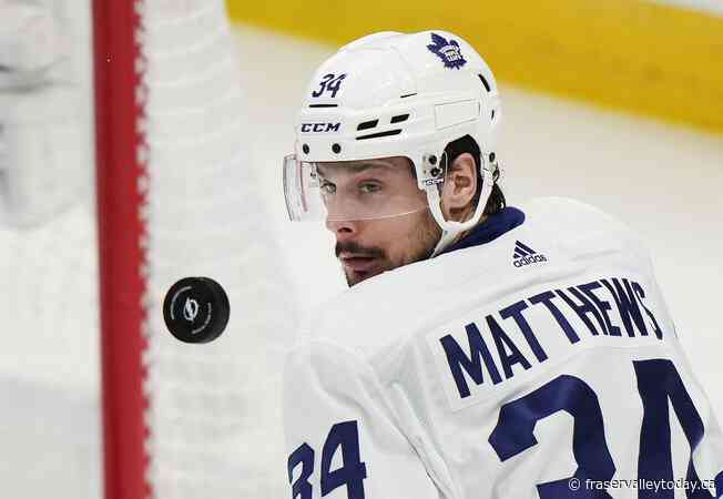 Auston Matthews expected to be named next Leafs captain at morning press conference