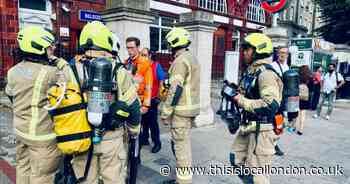 Commuters affected as tube station closed due to blaze