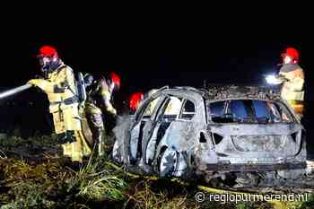 Auto in brand in Schardam