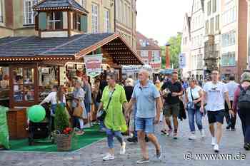 Münsters Altstadt wird zum Stadtfest zur autofreien Zone