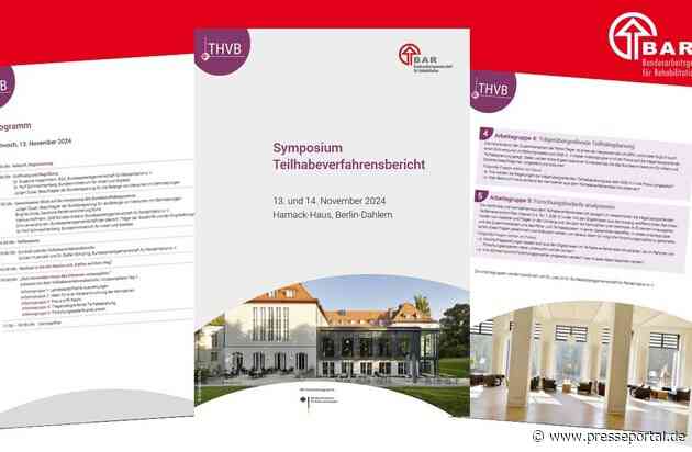 BAR-Fachtagung: Symposium Teilhabeverfahrensbericht am 13. und 14. November 2024 in Berlin-Dahlem