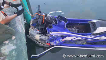Man, 9-year-old boy killed after personal watercraft crashes into seawall in Florida Keys