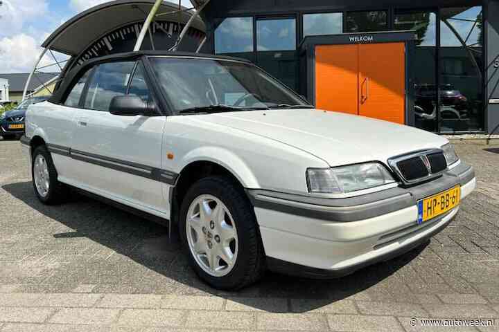 Deze Rover 216 is een heel leuke cabriolet voor weinig geld