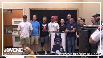 Paralympian visits N.C. rescuers who saved his life