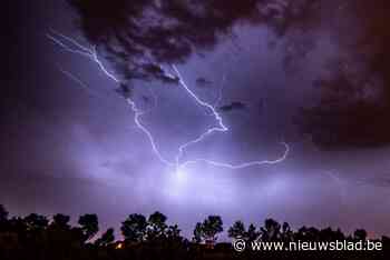 Blikseminslag op woning en (beperkte) wateroverlast door zwaar onweer
