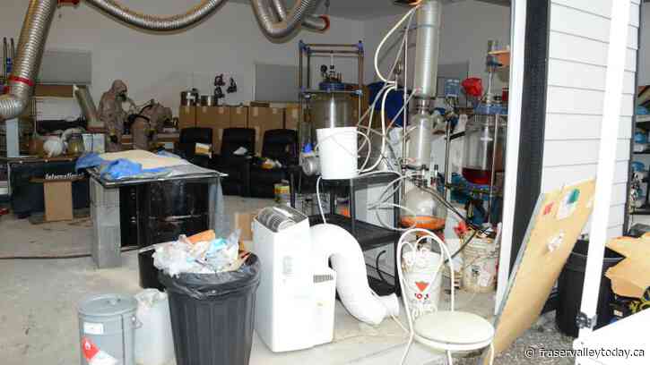 Police dismantle Lower Mainland drug super lab, 5 men from B.C. charged