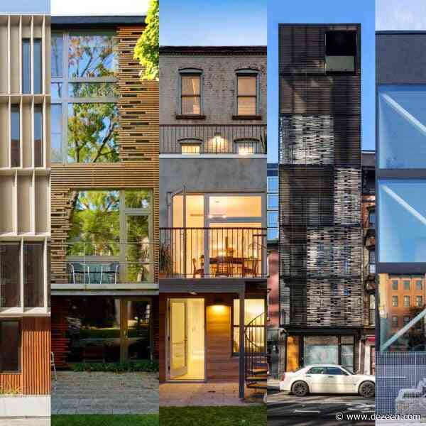 Seven narrow New York townhouses making the most of urban space