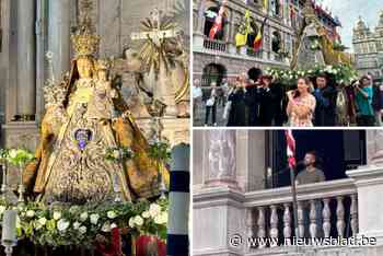 625ste Ommeganck krijgt ware verrassing aan Antwerpse stadhuis: stadstroubadour Tourist LeMC bezingt Onze-Lieve-Vrouw