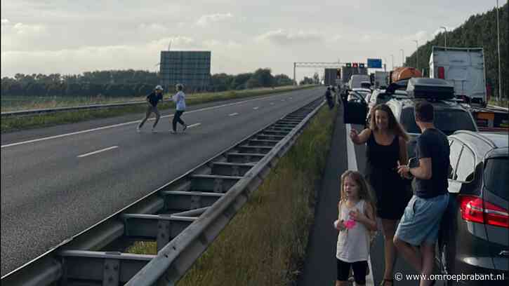Brug kan niet meer dicht: A29 staat in beide richtingen muurvast