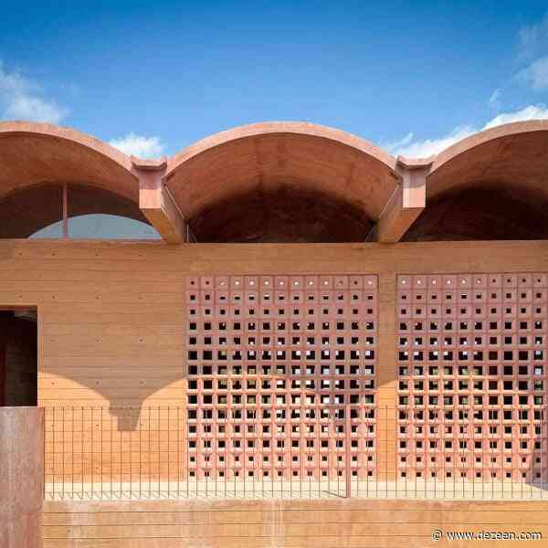 Aidia Studio outfits Oaxaca community centre with "mysterious" concrete lattice