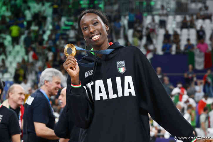 Mural of Italian Olympic Champion Paola Egonu Targeted by Racist Vandalism