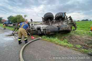 Rund 600 Liter Gülle in Bad Oeynhausen ausgelaufen