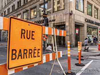 Opposition wants Montreal to expand aid to businesses affected by roadwork