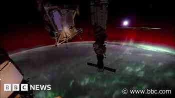 Watch: The Northern Lights seen from space