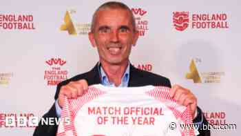 Fundraising football referee gets national award