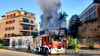 Incendio in Centro a Roma. Appartamento distrutto dalle fiamme